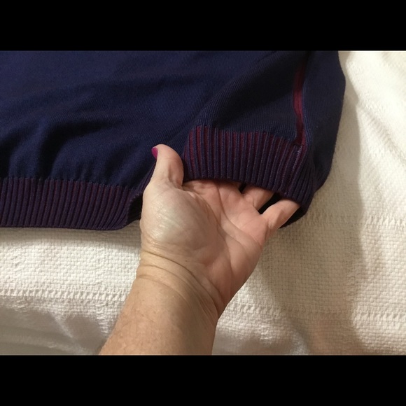 Bugatchi Night Blue Sweater XL - Picture 8 of 8